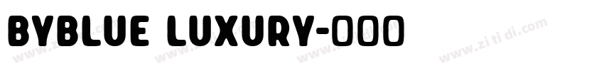 BYBlue Luxury字体转换